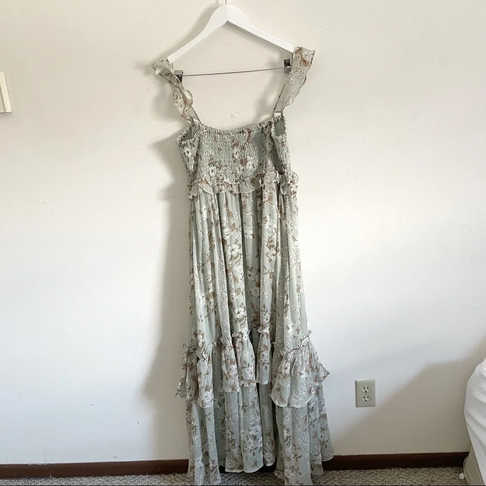 VICI // Pioneer Floral Ruffle Maxi Dress - Picture 4 of 4